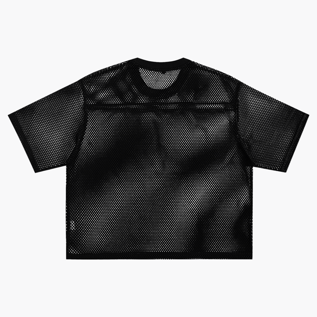 UNO See-through Boxy Net Tee