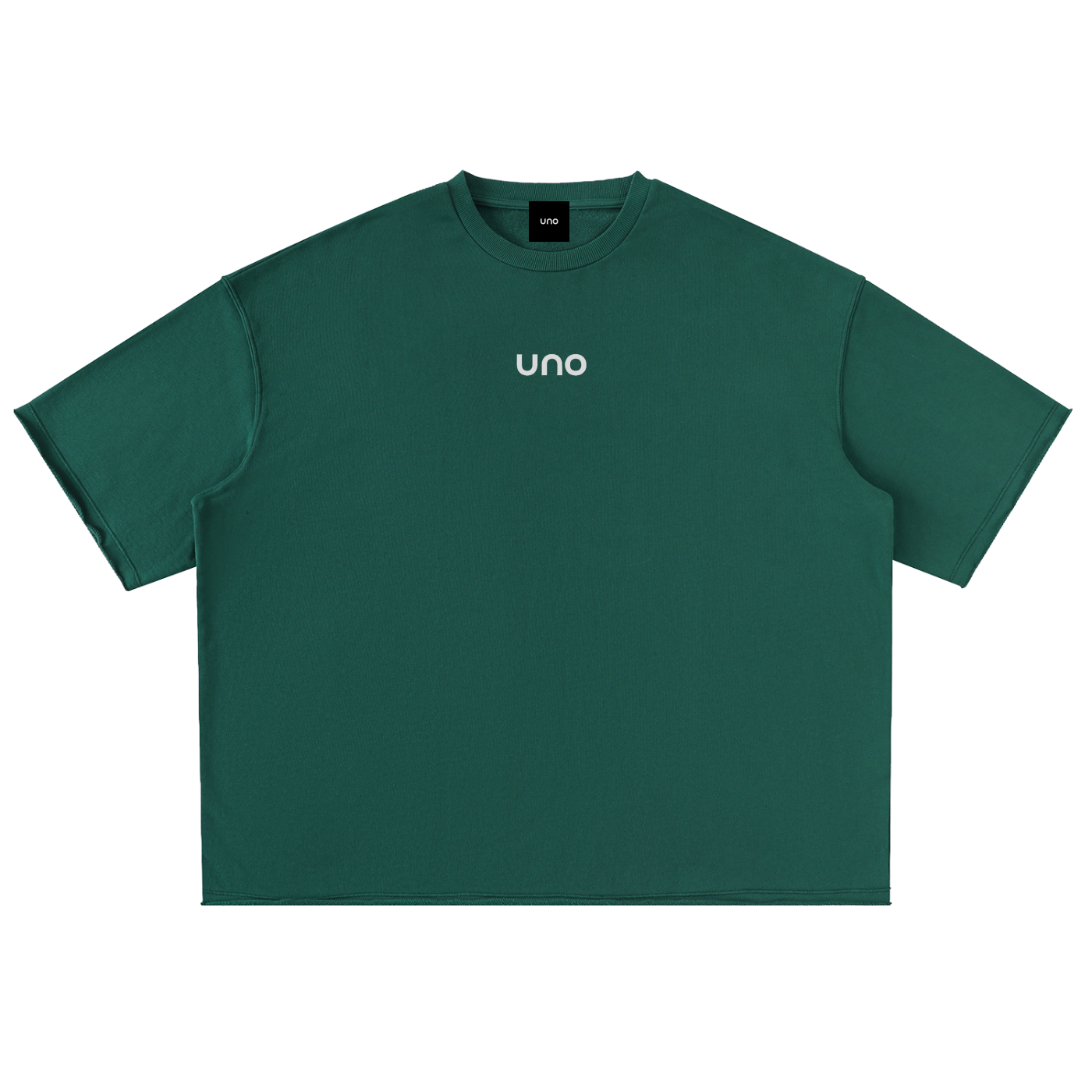 UNO Washed Rolled Hem Half Sleeve Tee