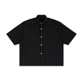 UNO Striped Boxy Button-Up Shirt