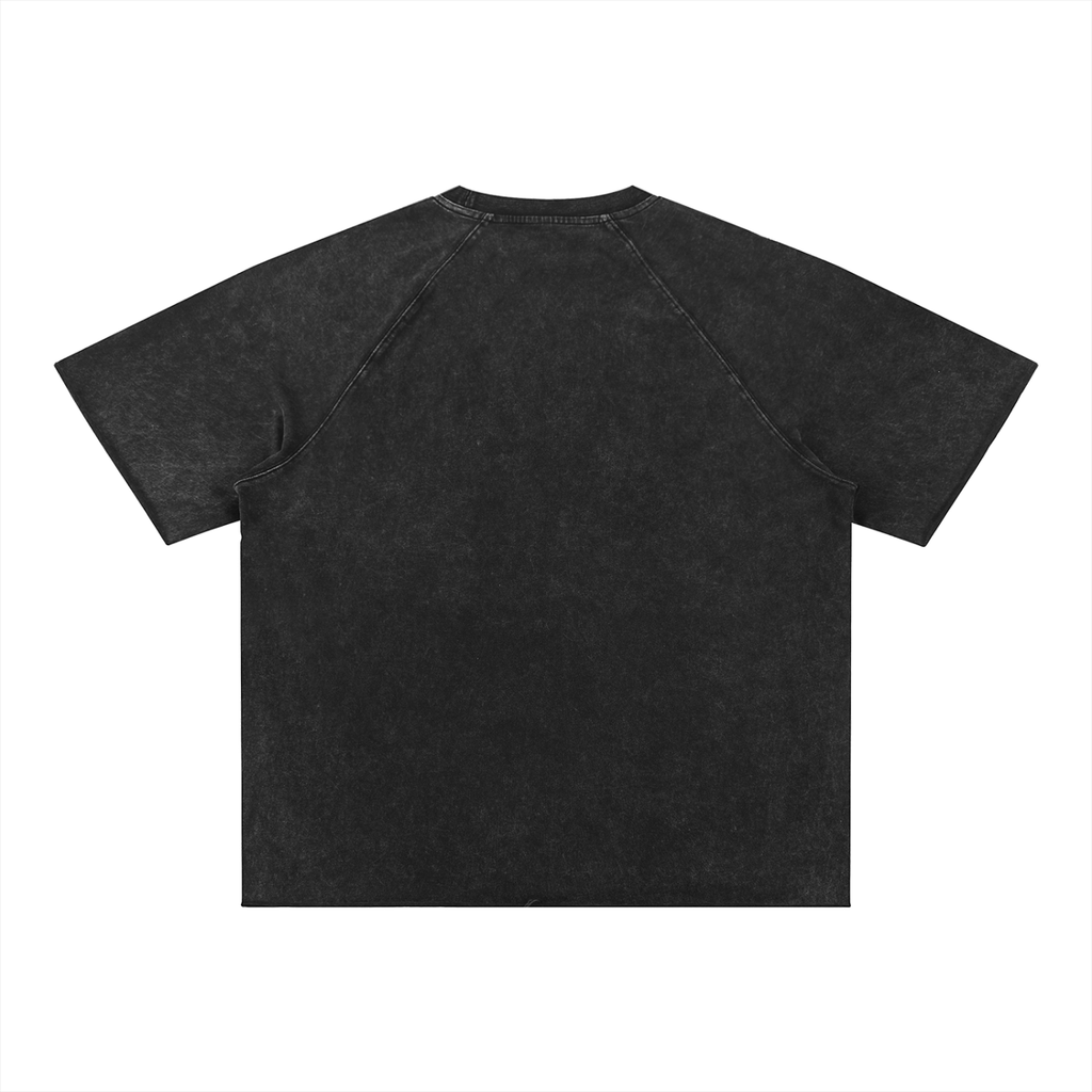 UNO Mineral Wash Raw Edge Tee