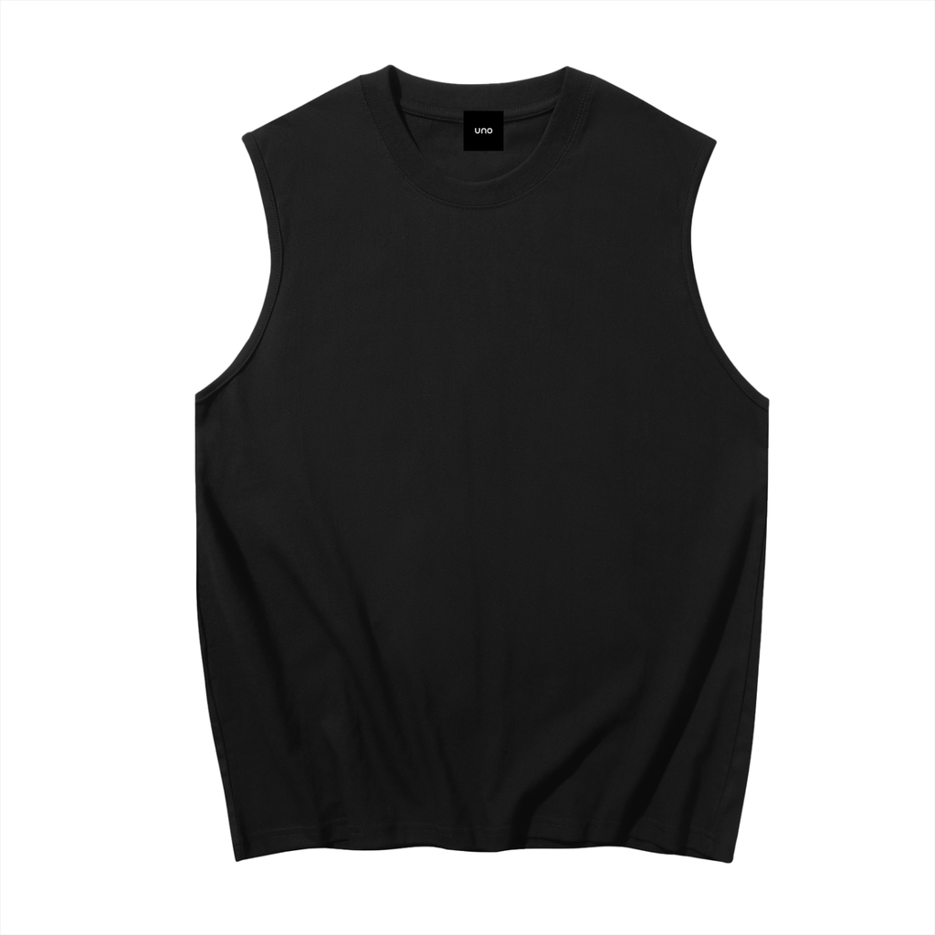 UNO Sleeveless Cotton Tank Top