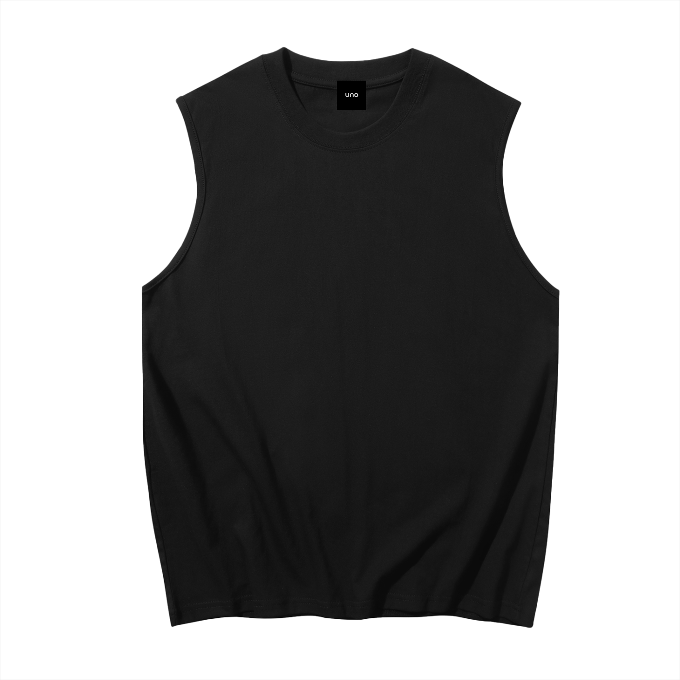 UNO Sleeveless Cotton Tank Top