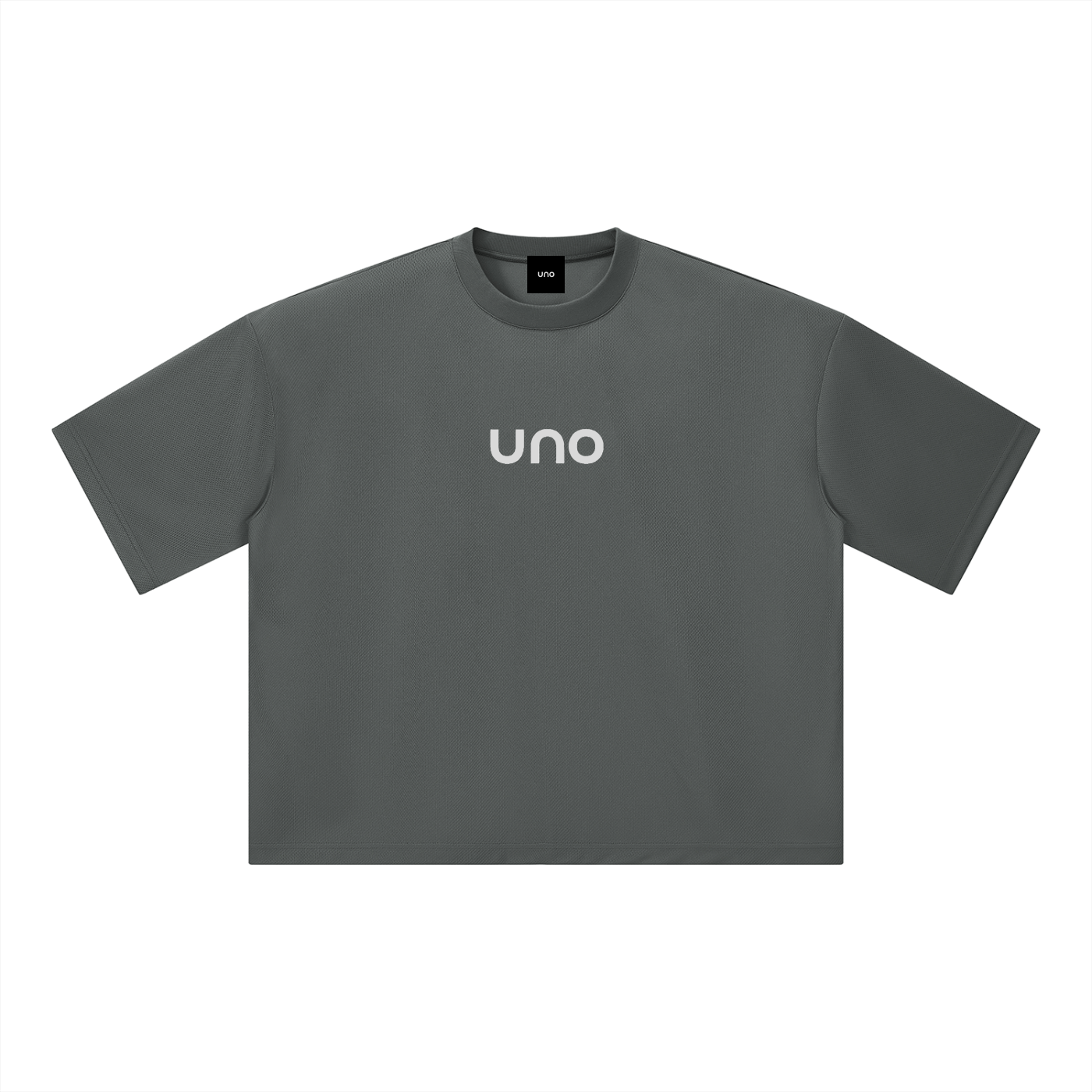 UNO Boxy Mesh Crewneck Tee