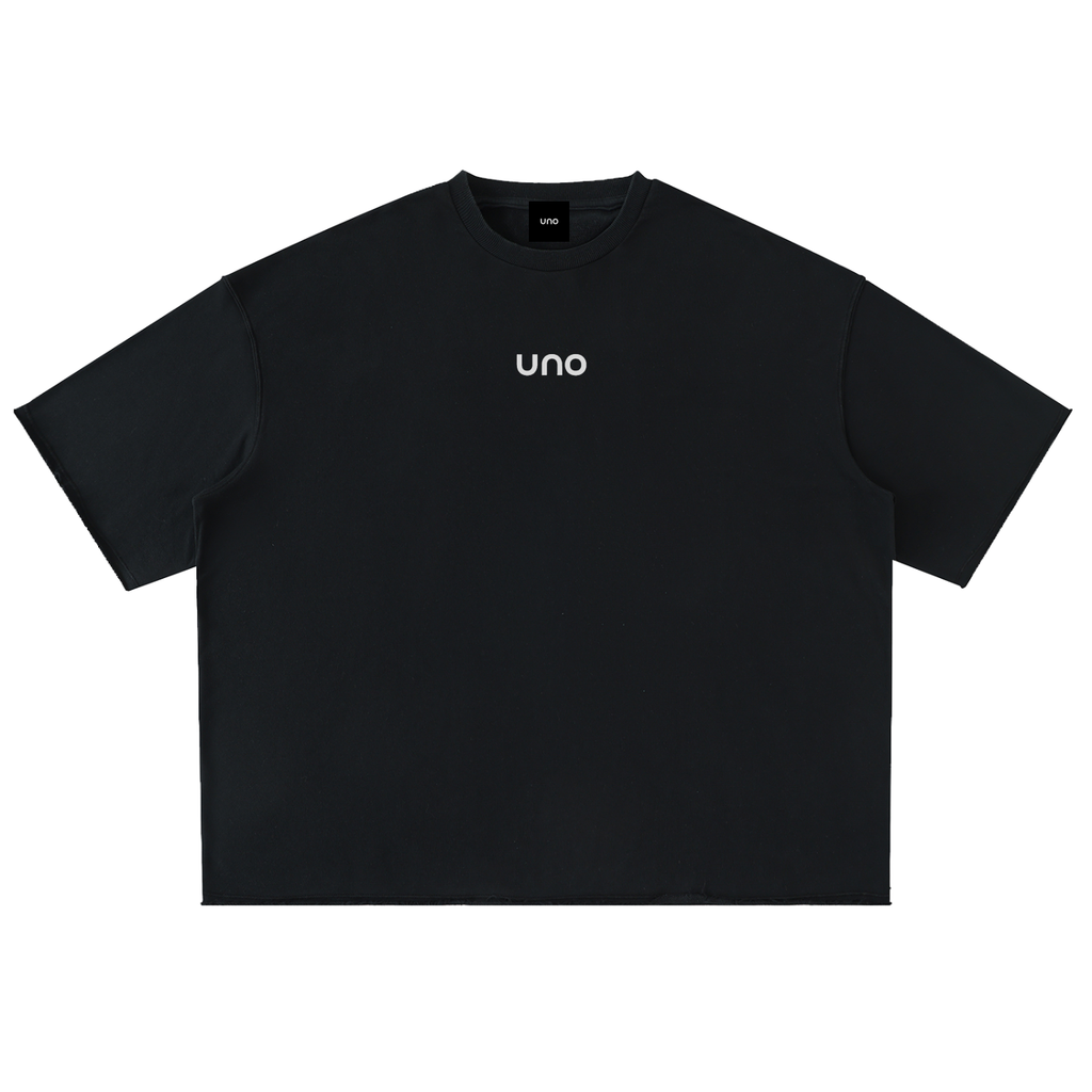 UNO Washed Rolled Hem Half Sleeve Tee