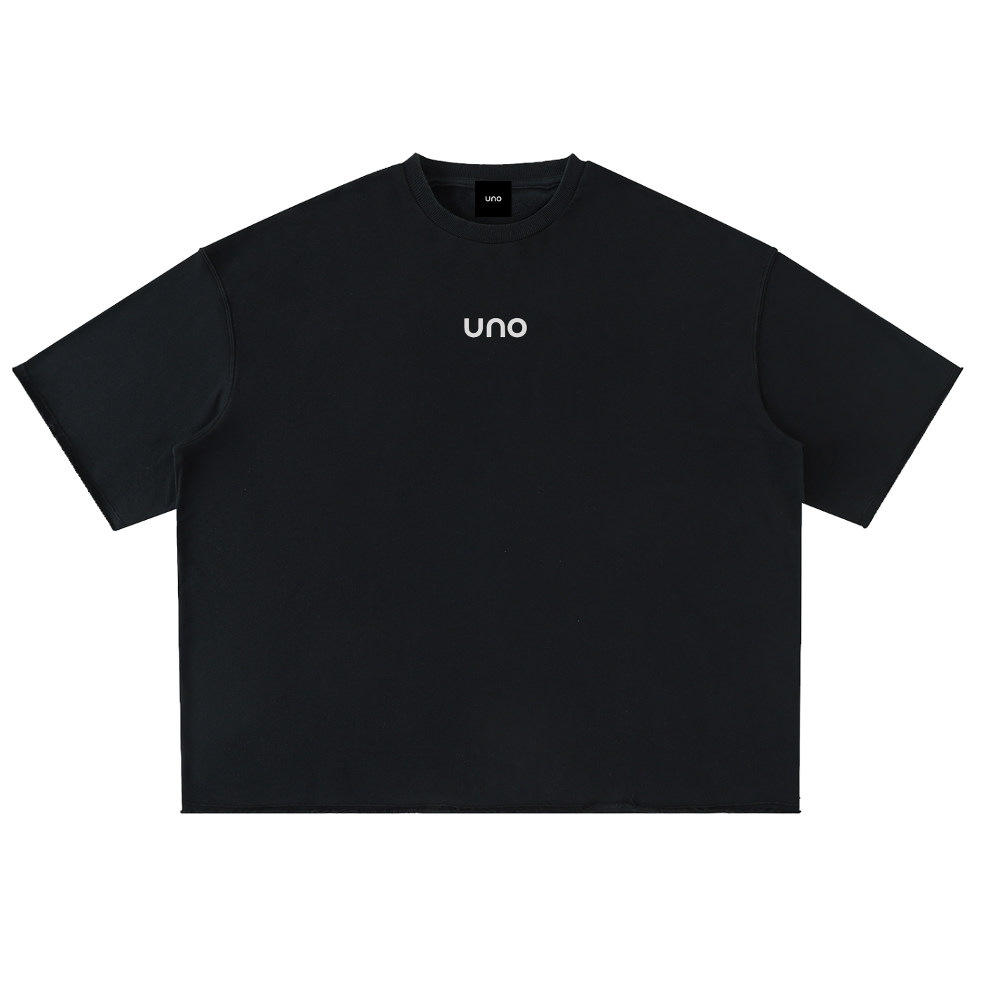 UNO Washed Rolled Hem Half Sleeve Tee