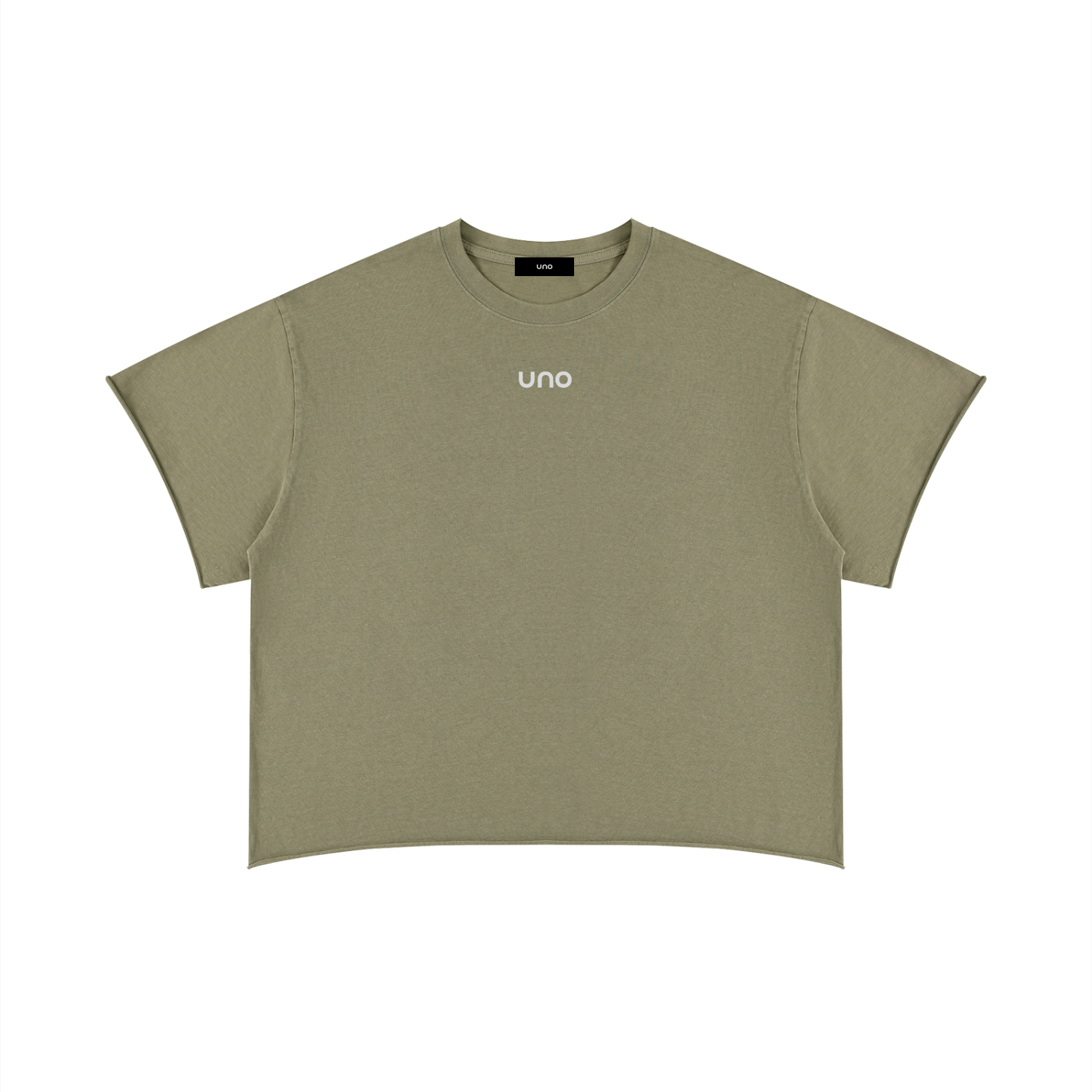 UNO Boxy Raw Edge Tee
