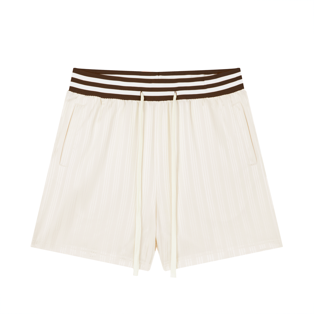 UNO Striped Drawstring Shorts