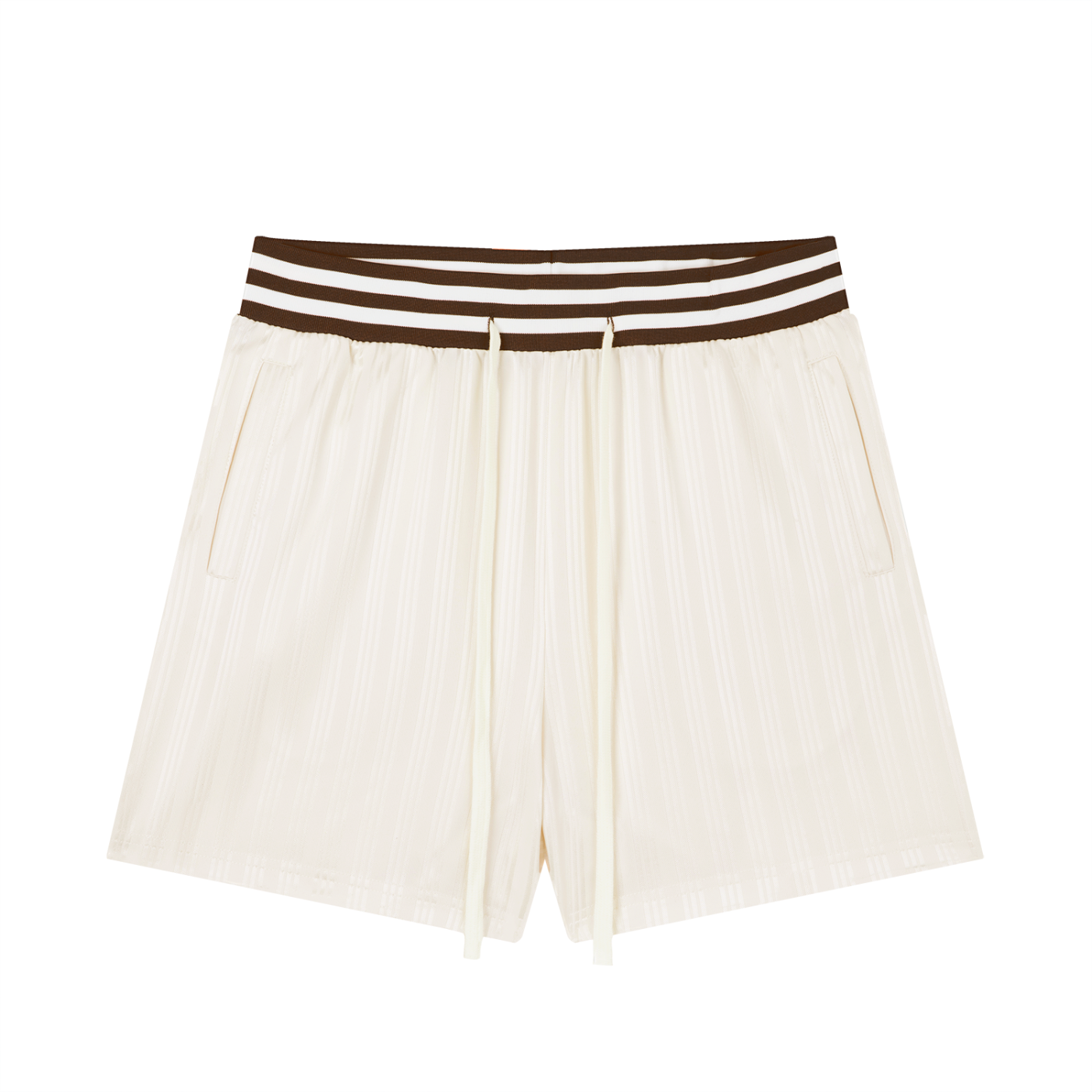 UNO Striped Drawstring Shorts
