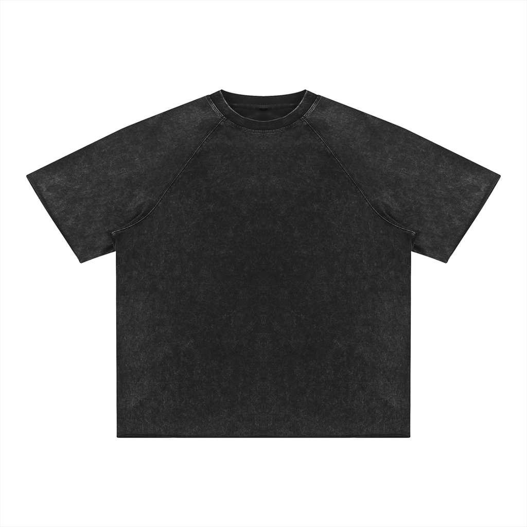 UNO Mineral Wash Raw Edge Tee