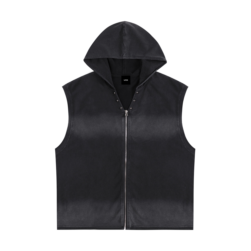UNO Vintage Washed Zip-Up Hooded