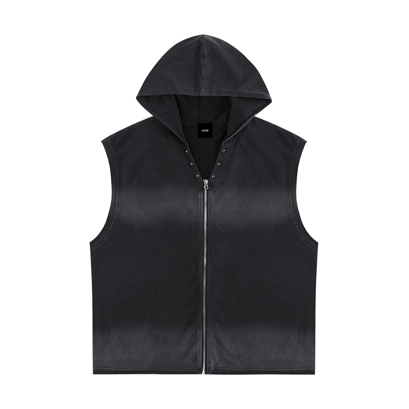UNO Vintage Washed Zip-Up Hooded