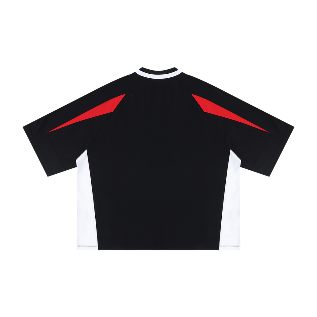 UNO Oversized Color Block V-Neck Tee