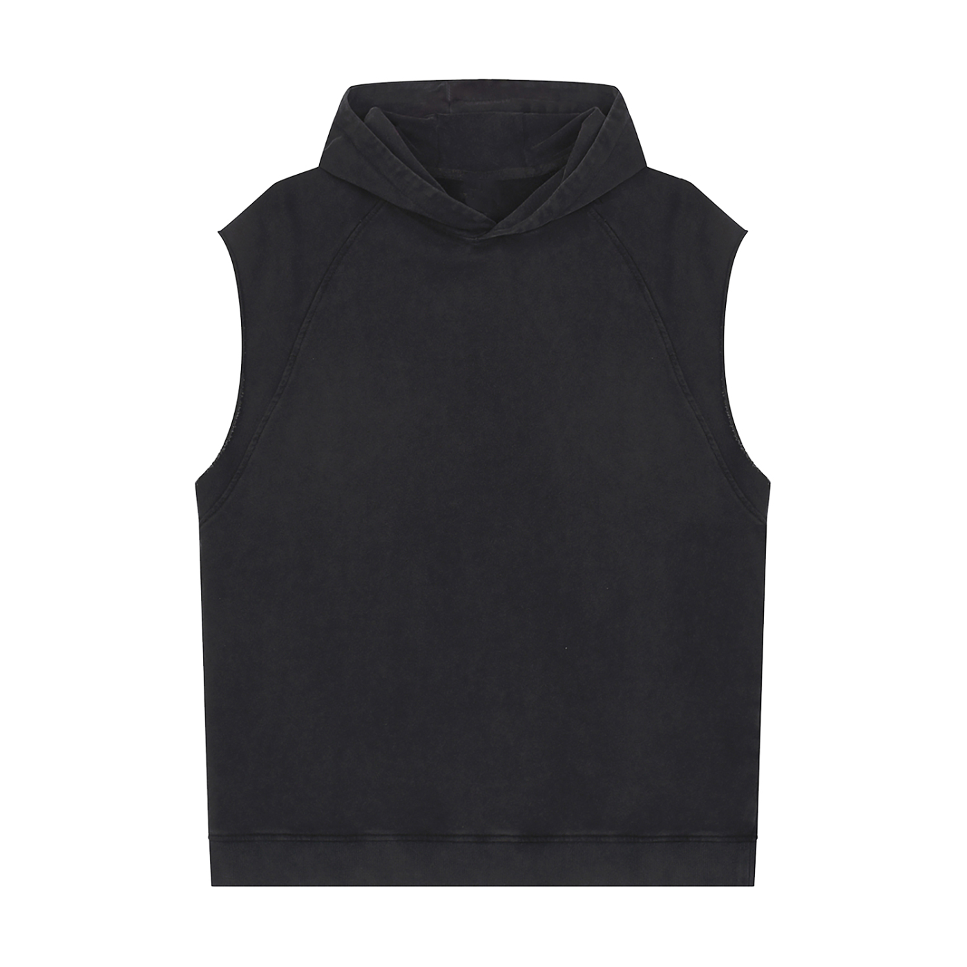 UNO Snow Washed Sleeveless Hoodie