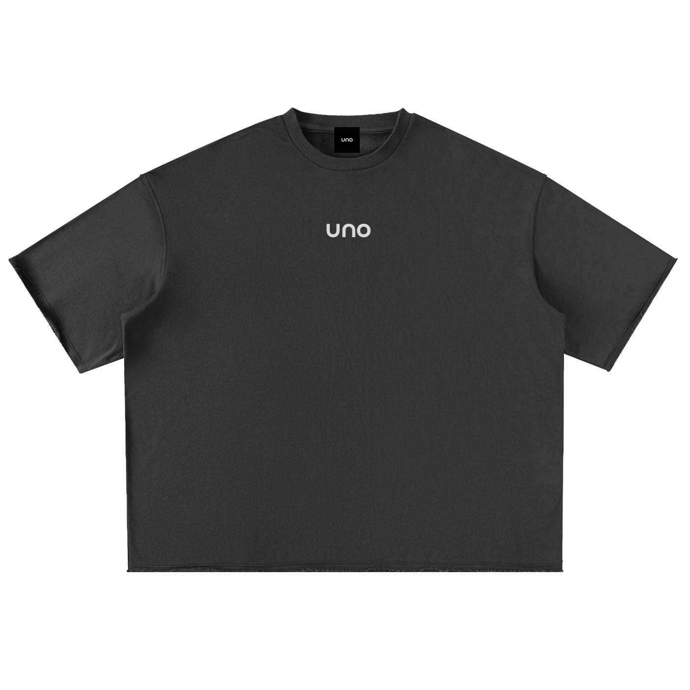 UNO Washed Rolled Hem Half Sleeve Tee