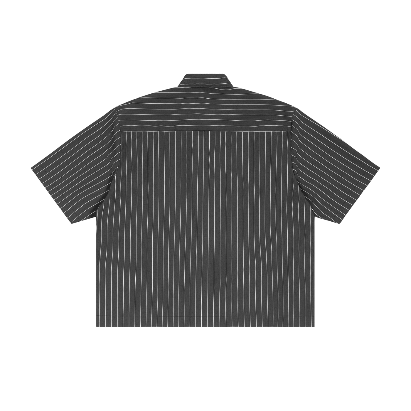 UNO Striped Boxy Button-Up Shirt