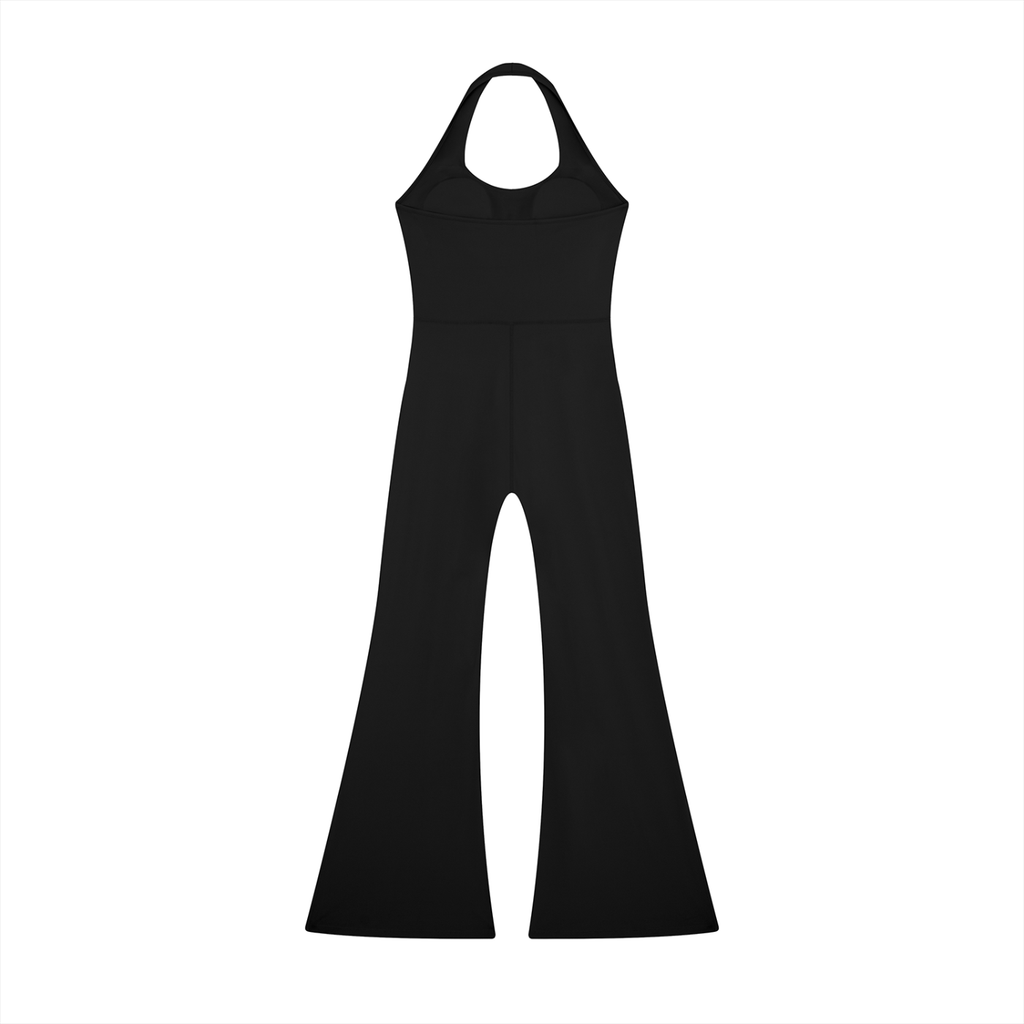 UNOP Halter Flared Jumpsuit