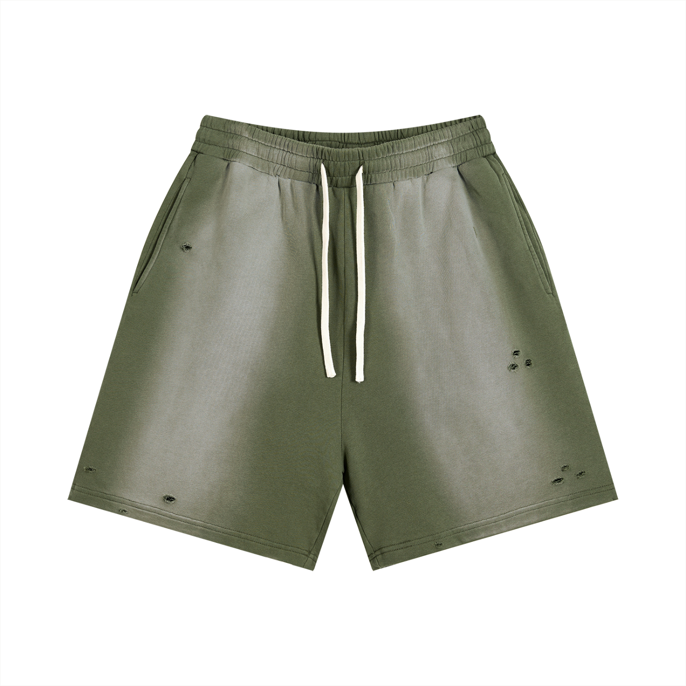 UNO Sun Fade Distressed Shorts