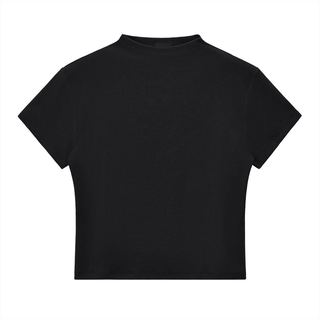 UNO Slim Fit Mock Neck Tee