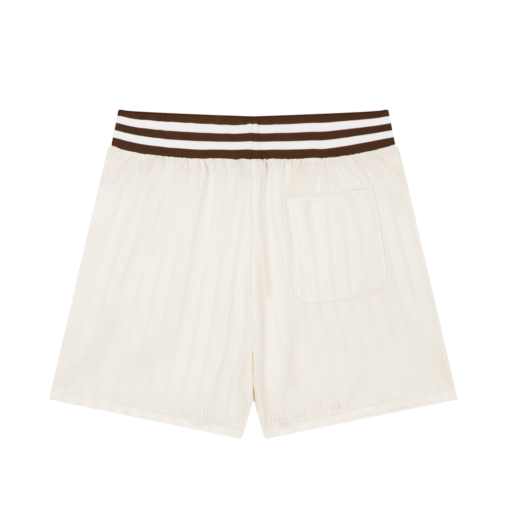 UNO Striped Drawstring Shorts