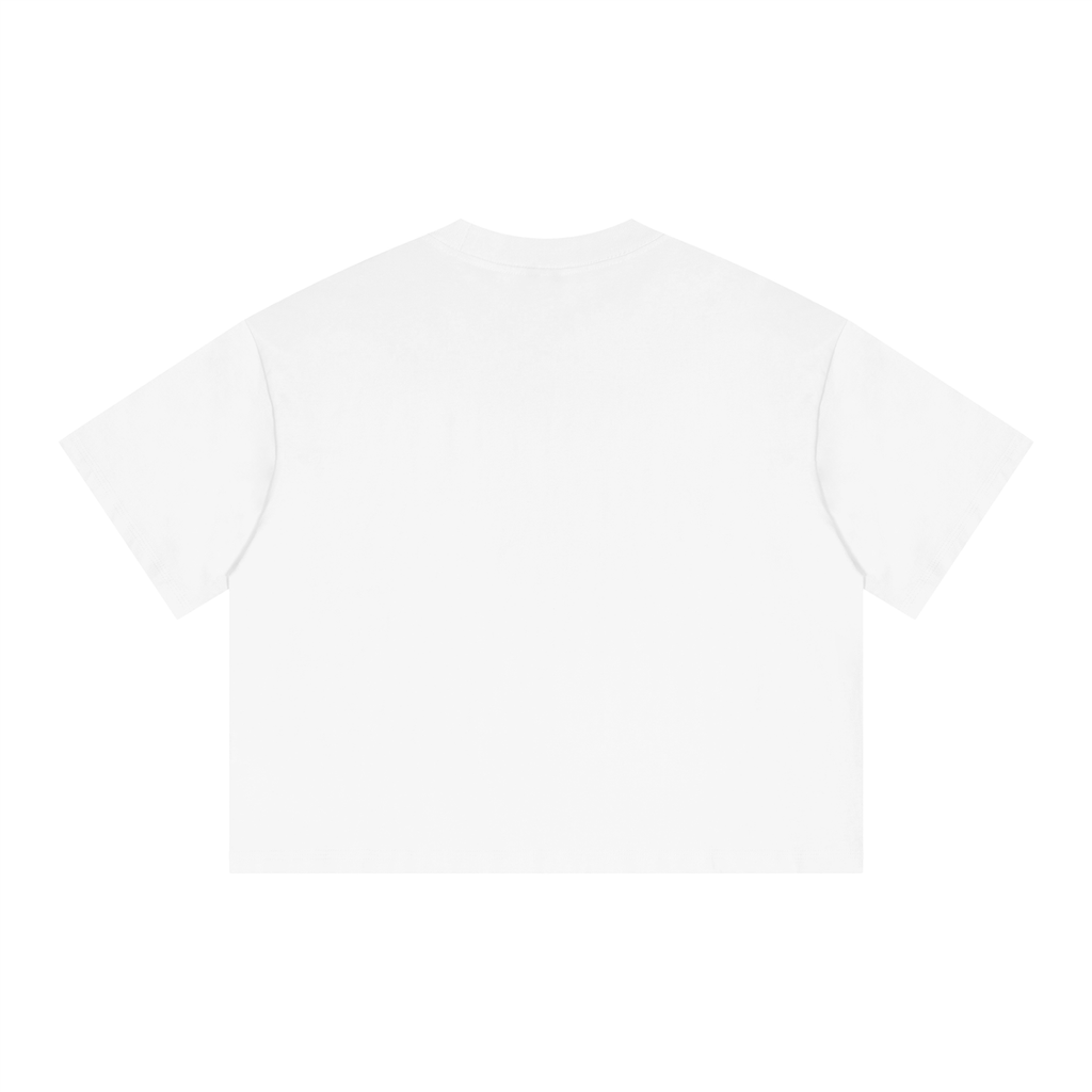 UNO Boxy Drop Shoulder Crop Tee