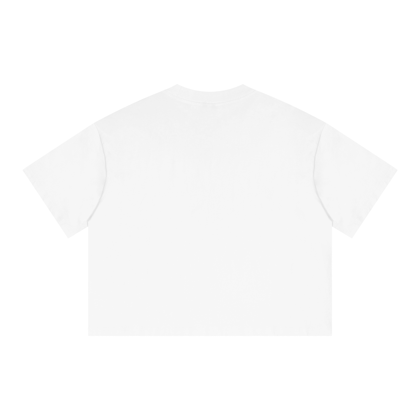UNO Boxy Drop Shoulder Crop Tee