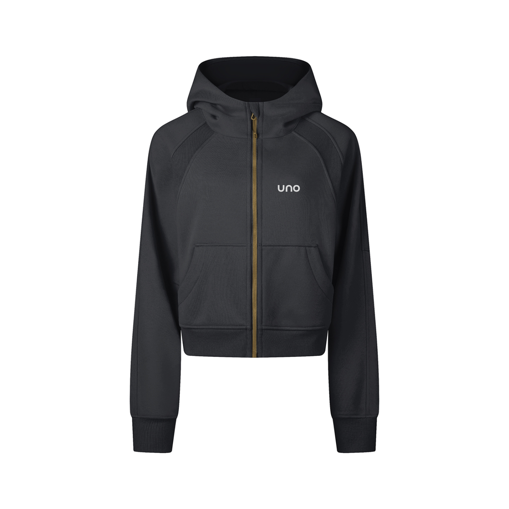 UNO Cropped Zip-Through