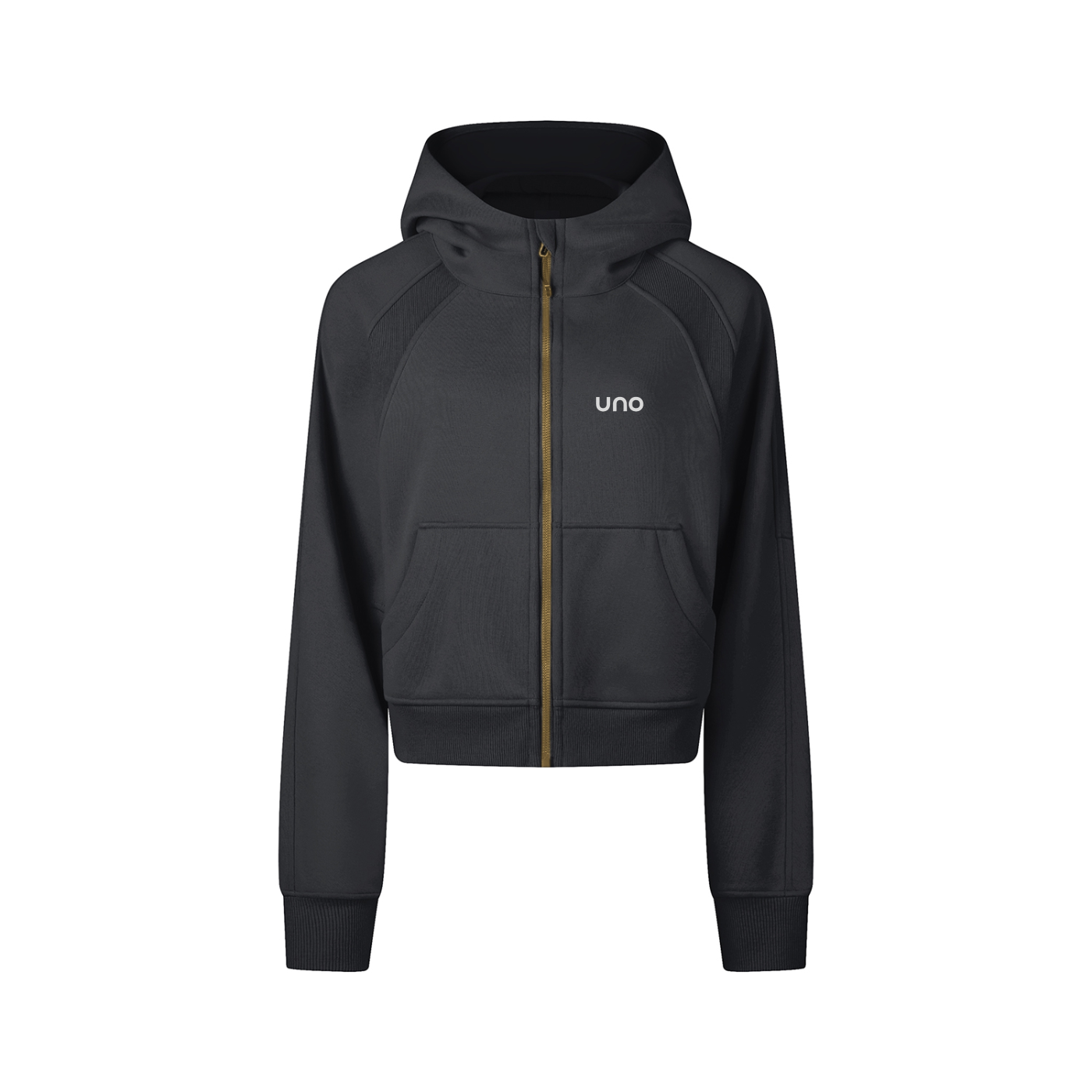 UNO Cropped Zip-Through