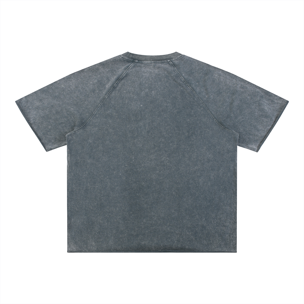 UNO Mineral Wash Raw Edge Tee