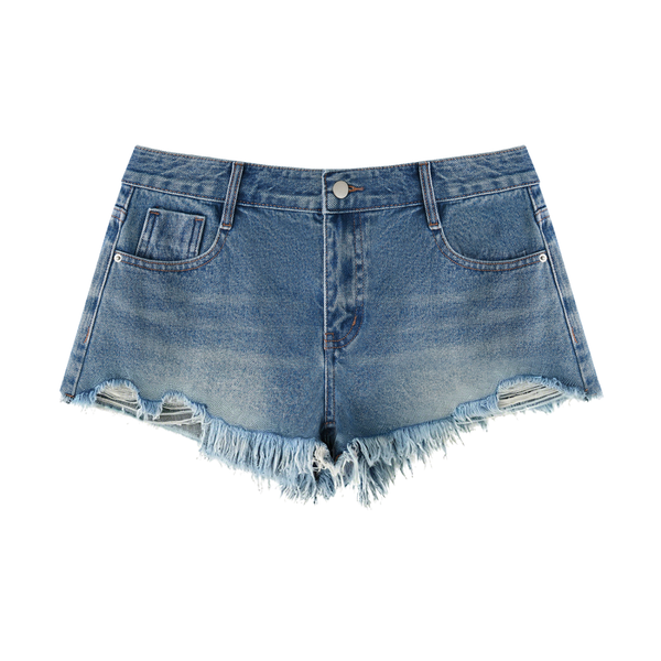 UNO Hem Denim Shorts