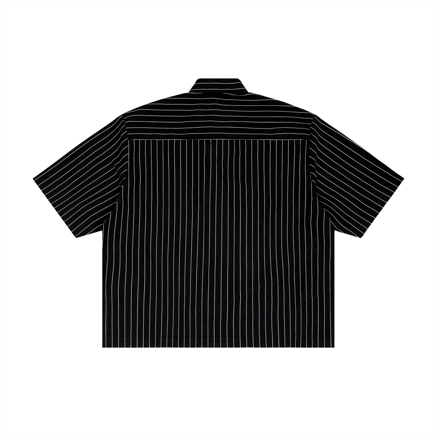 UNO Striped Boxy Button-Up Shirt