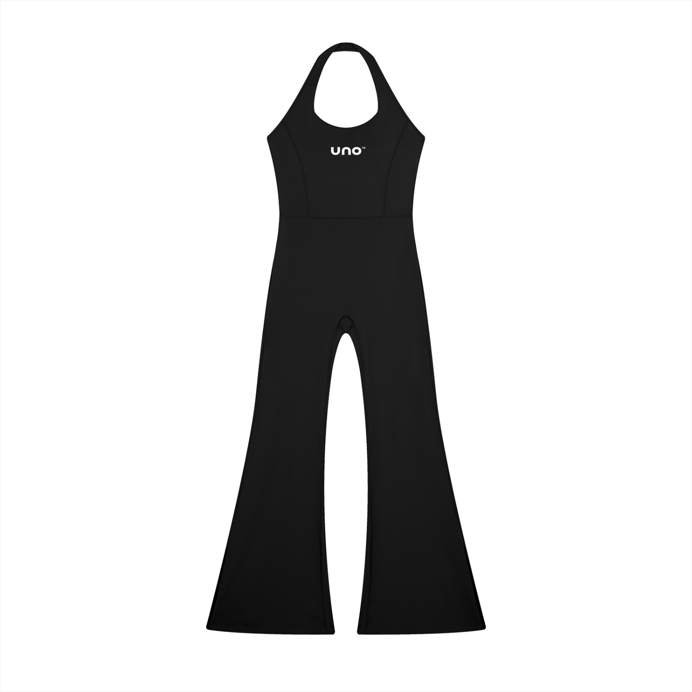 UNOP Halter Flared Jumpsuit