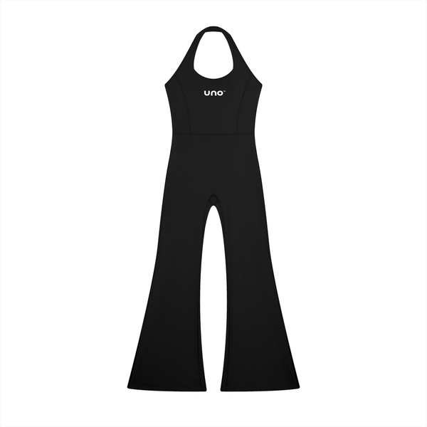UNOP Halter Flared Jumpsuit