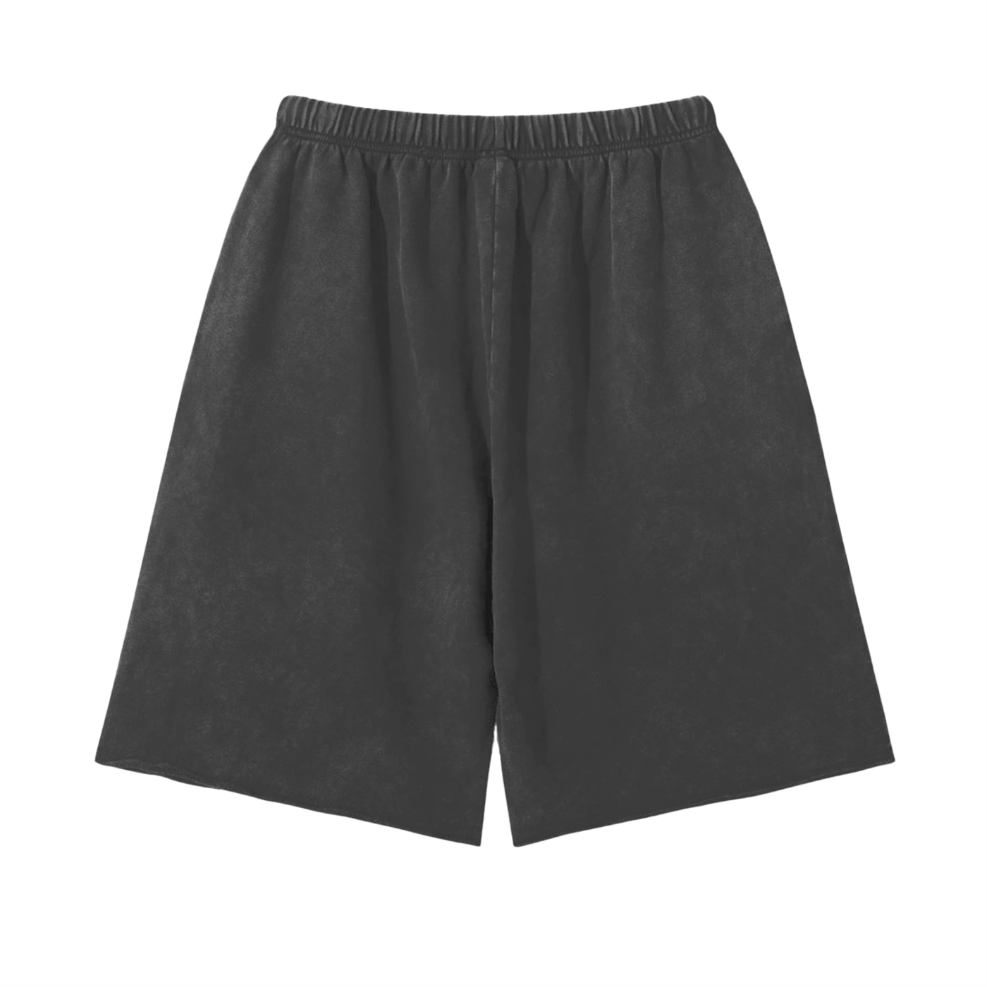 UNO Snow Washed Raw Hem Shorts