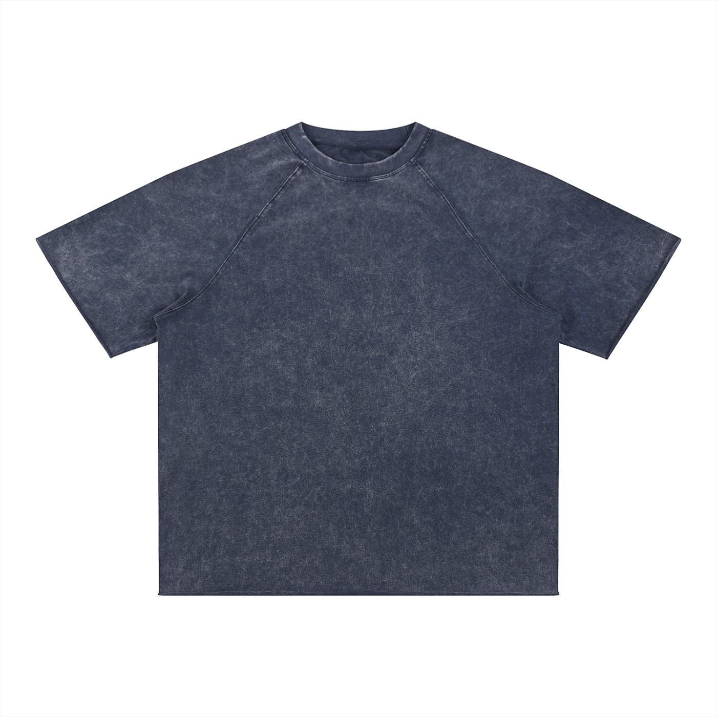 UNO Mineral Wash Raw Edge Tee