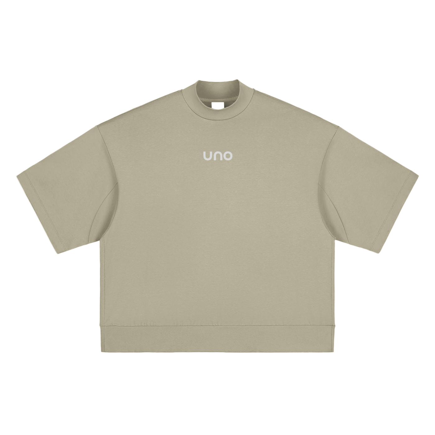 UNO Oversized Mock Neck Tee