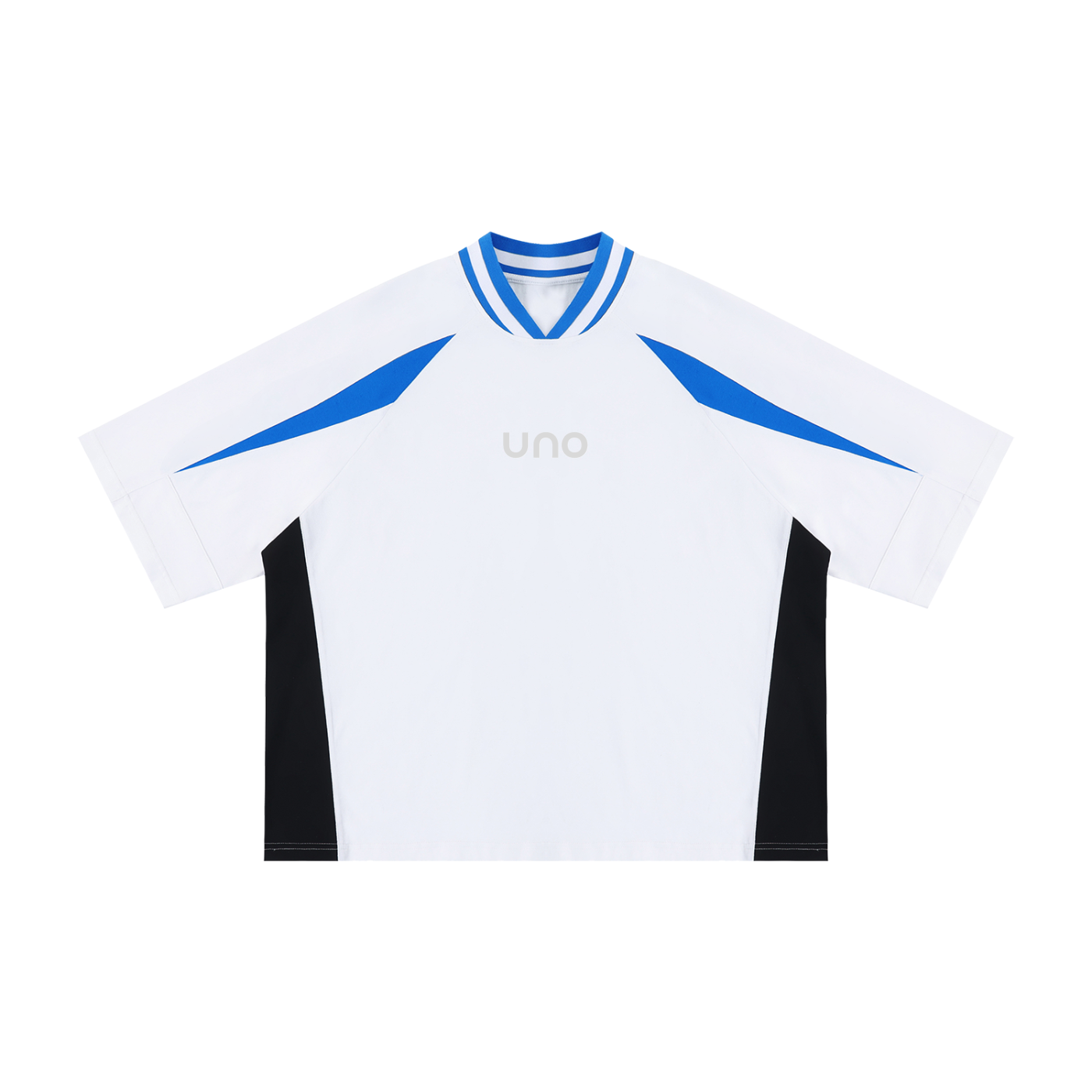 UNO Oversized Color Block V-Neck Tee