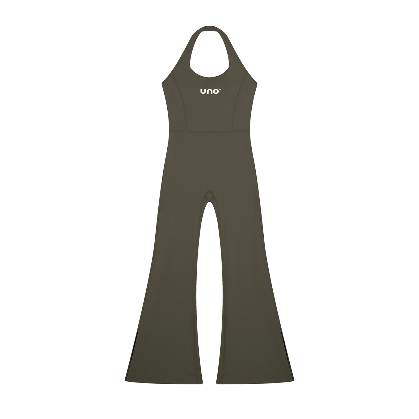 UNOP Halter Flared Jumpsuit