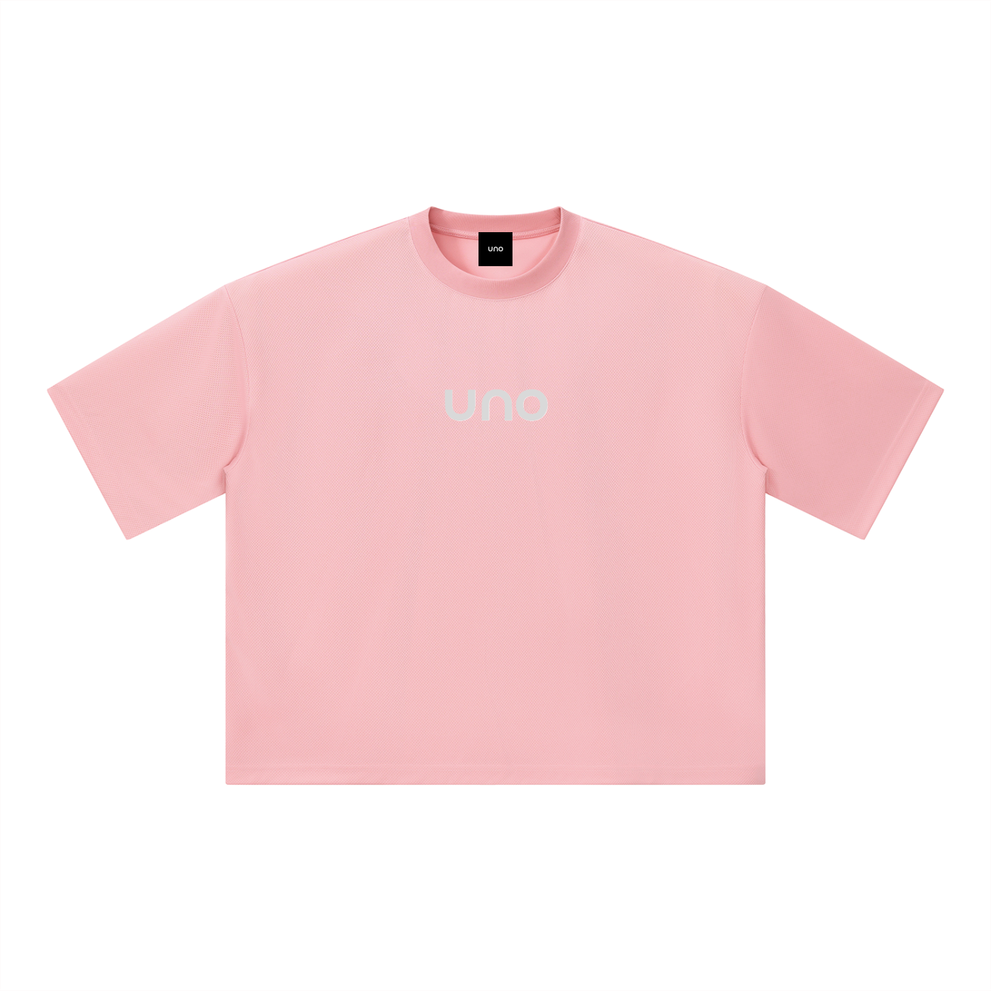 UNO Boxy Mesh Crewneck Tee