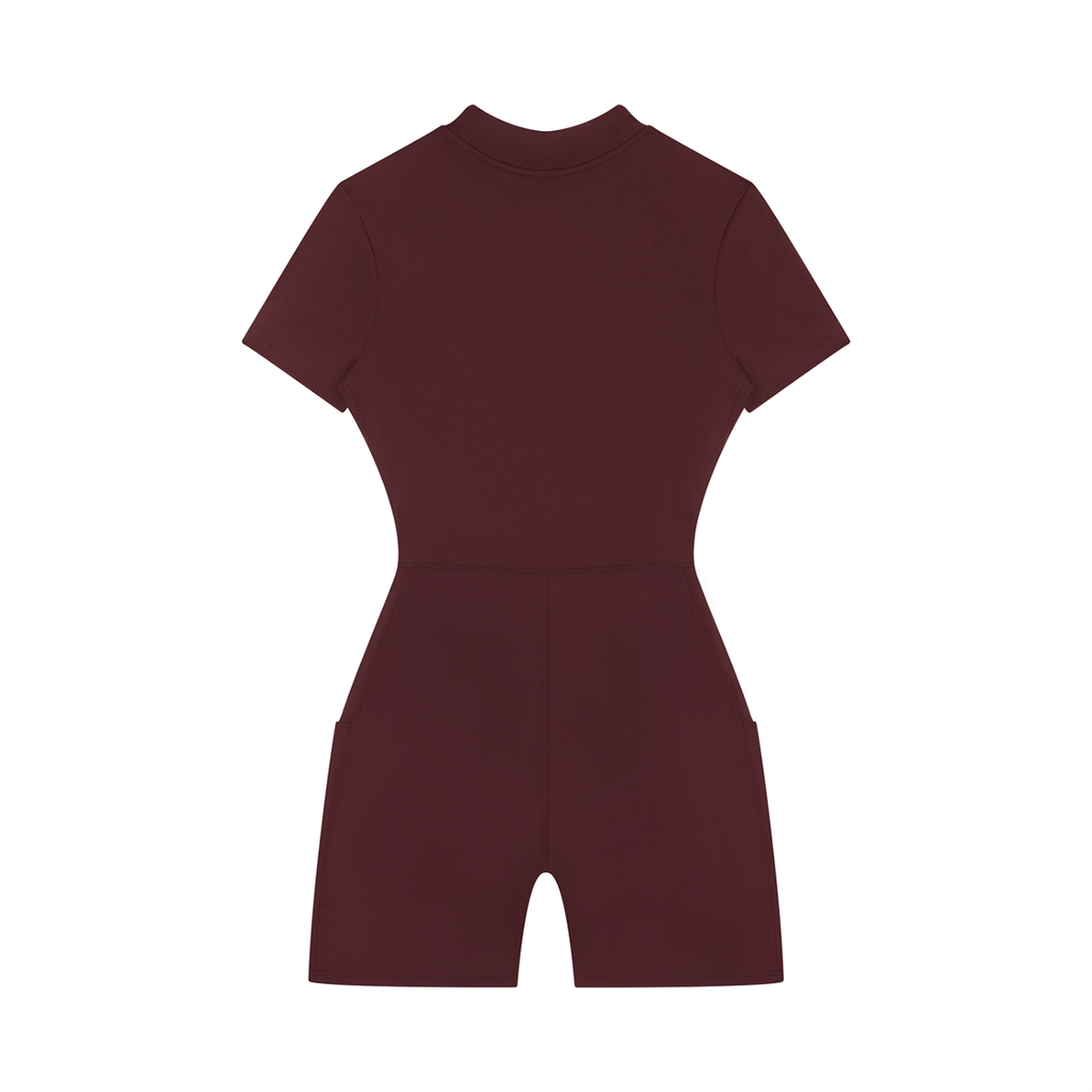 UNO Quarter-Zip Short Sleeve Romper