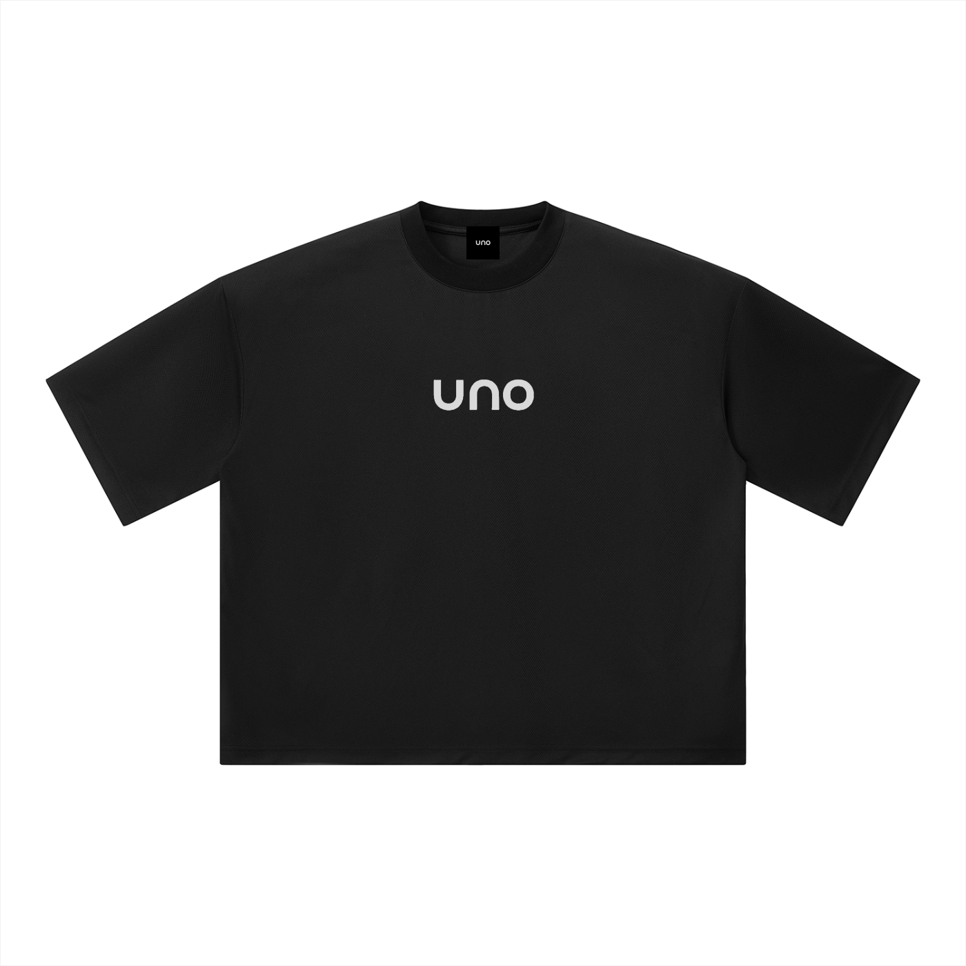 UNO Boxy Mesh Crewneck Tee