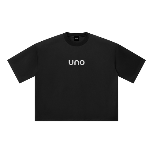 UNO Boxy Mesh Crewneck Tee