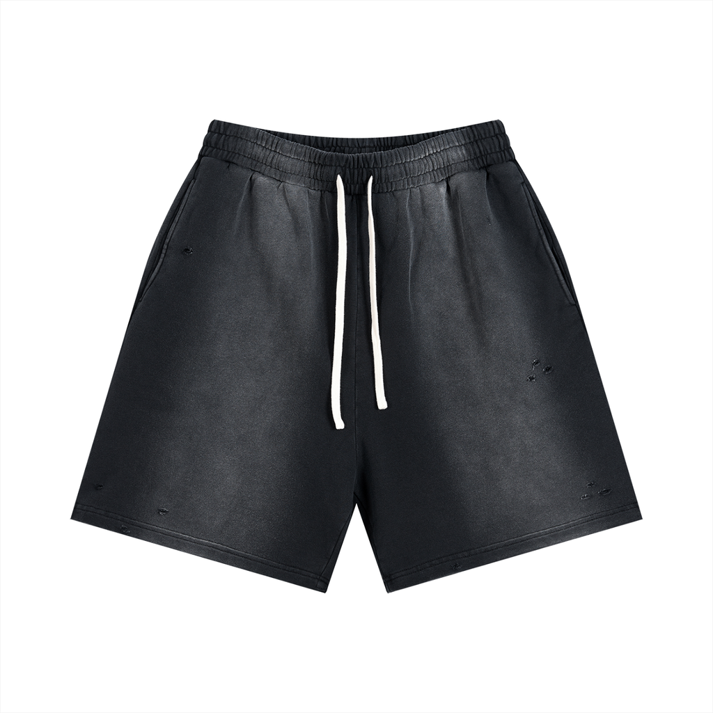 UNO Sun Fade Distressed Shorts