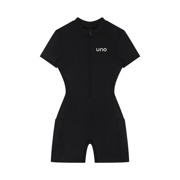 UNO Quarter-Zip Short Sleeve Romper
