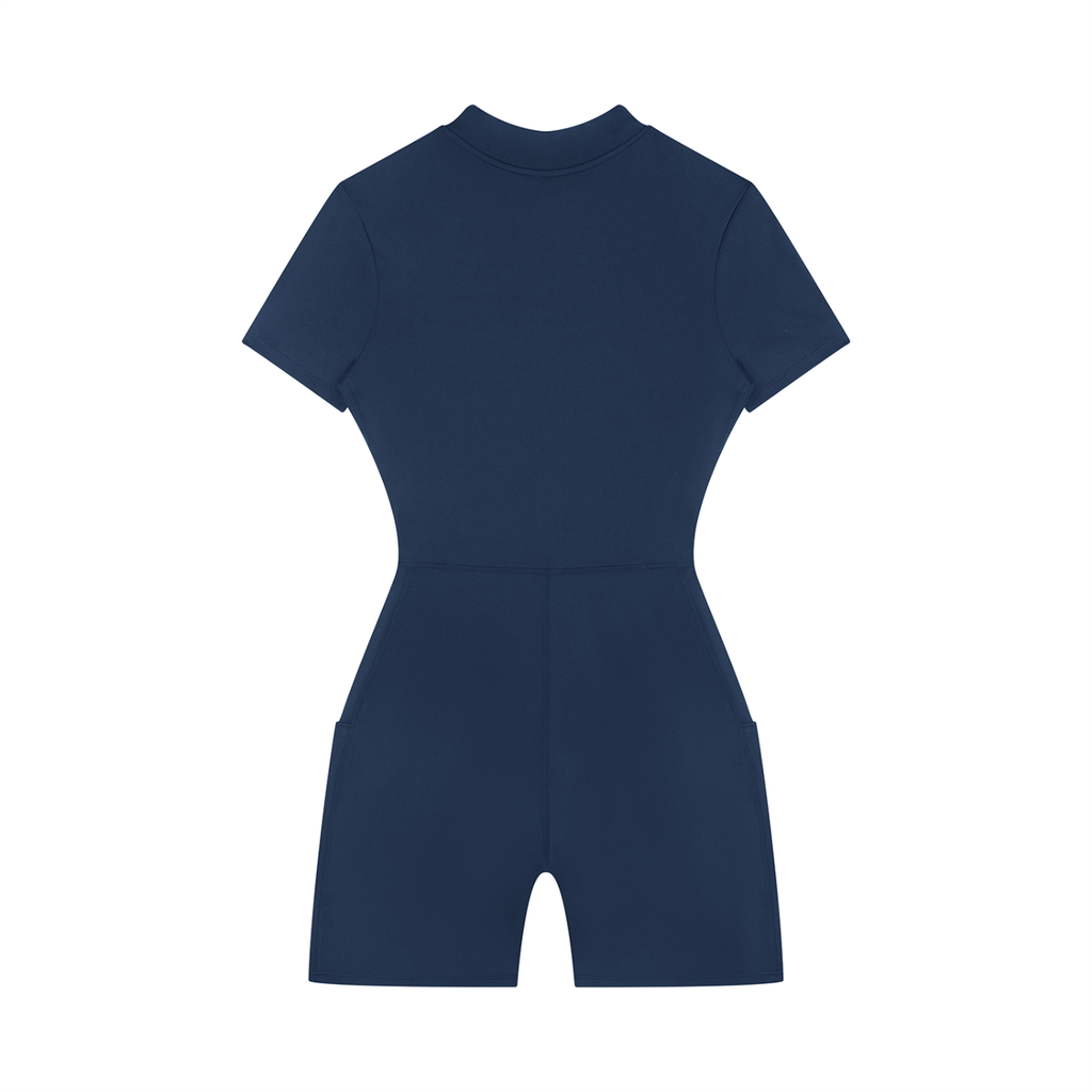 UNO Quarter-Zip Short Sleeve Romper