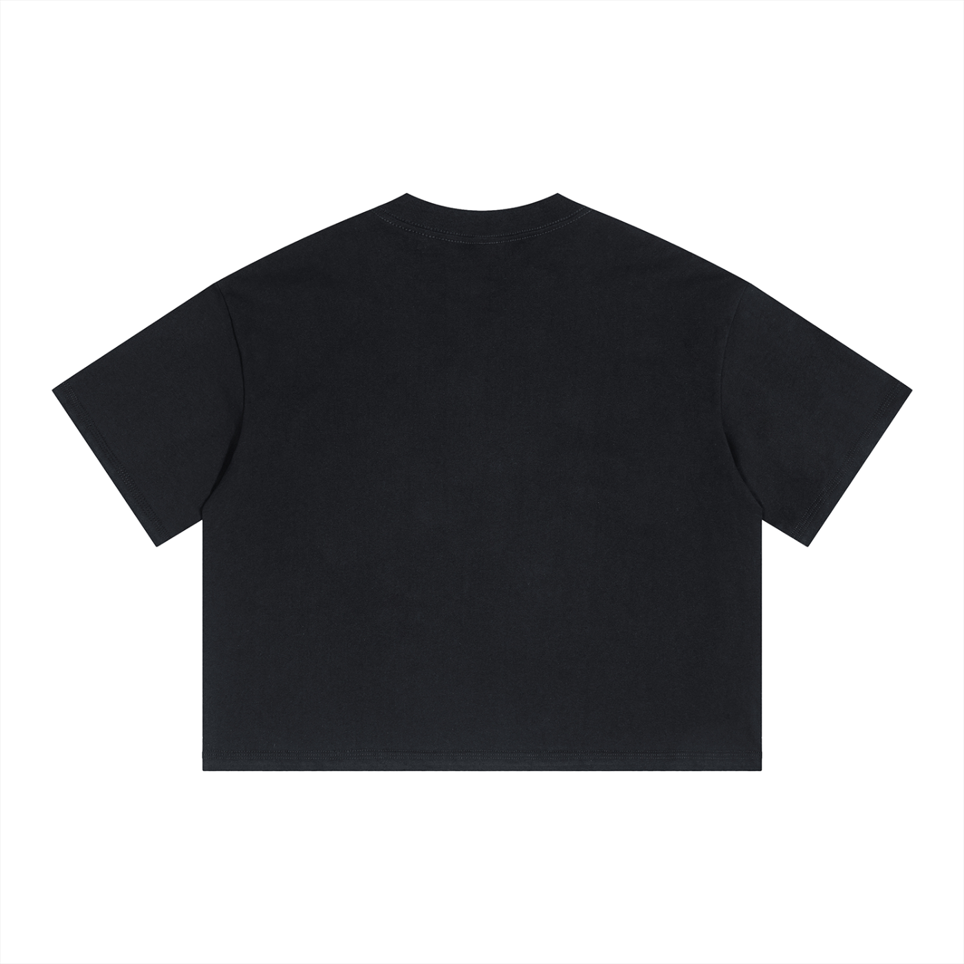 UNO Boxy Drop Shoulder Crop Tee