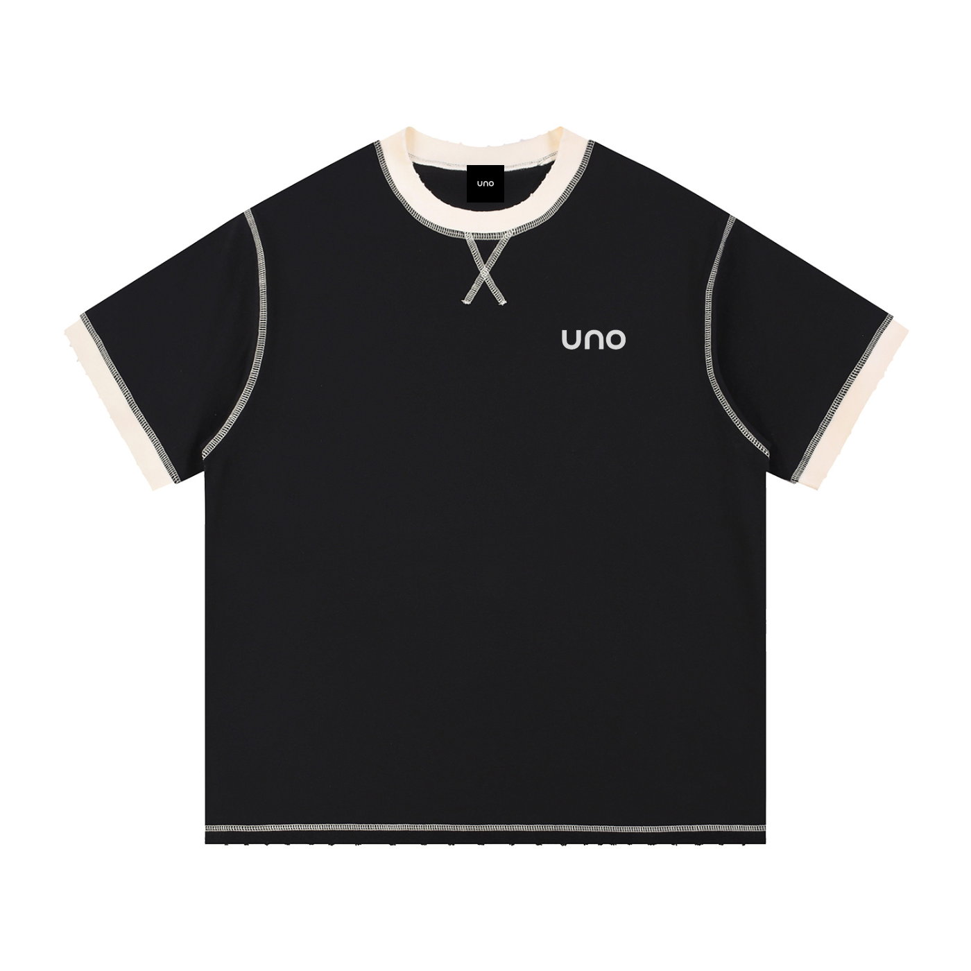 UNO Contrast Stitched Tee