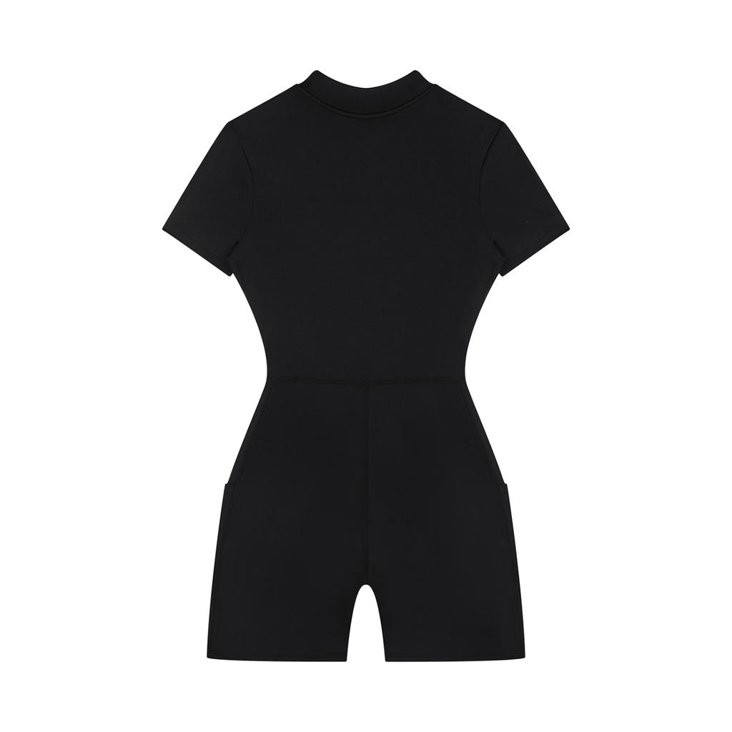 UNO Quarter-Zip Short Sleeve Romper
