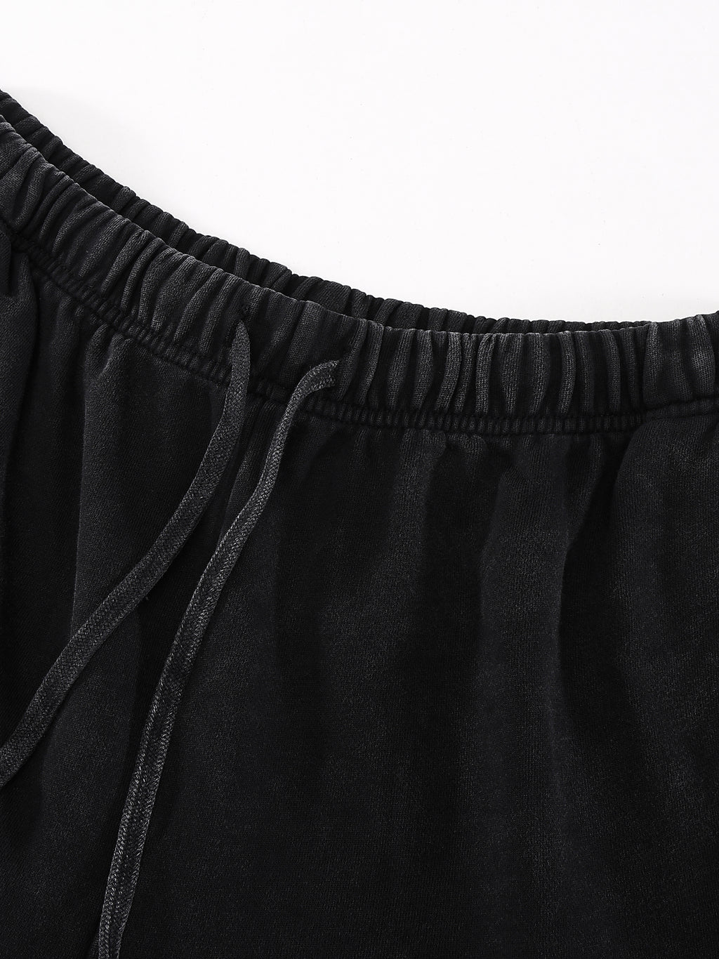 UNO Snow Washed Raw Hem Shorts