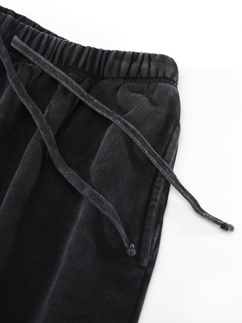 UNO Snow Washed Raw Hem Shorts