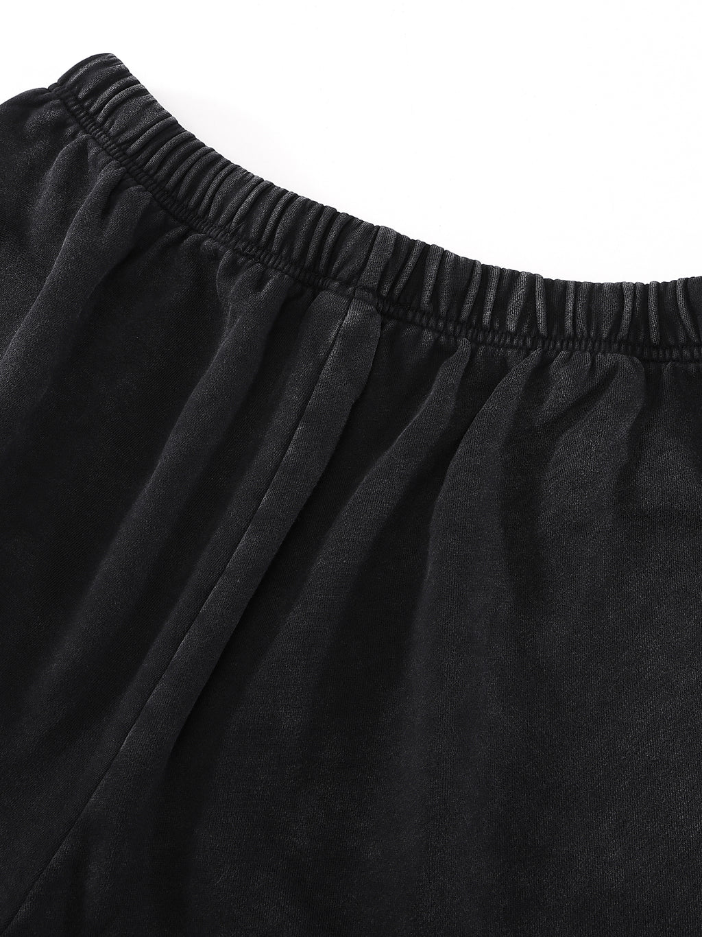 UNO Snow Washed Raw Hem Shorts